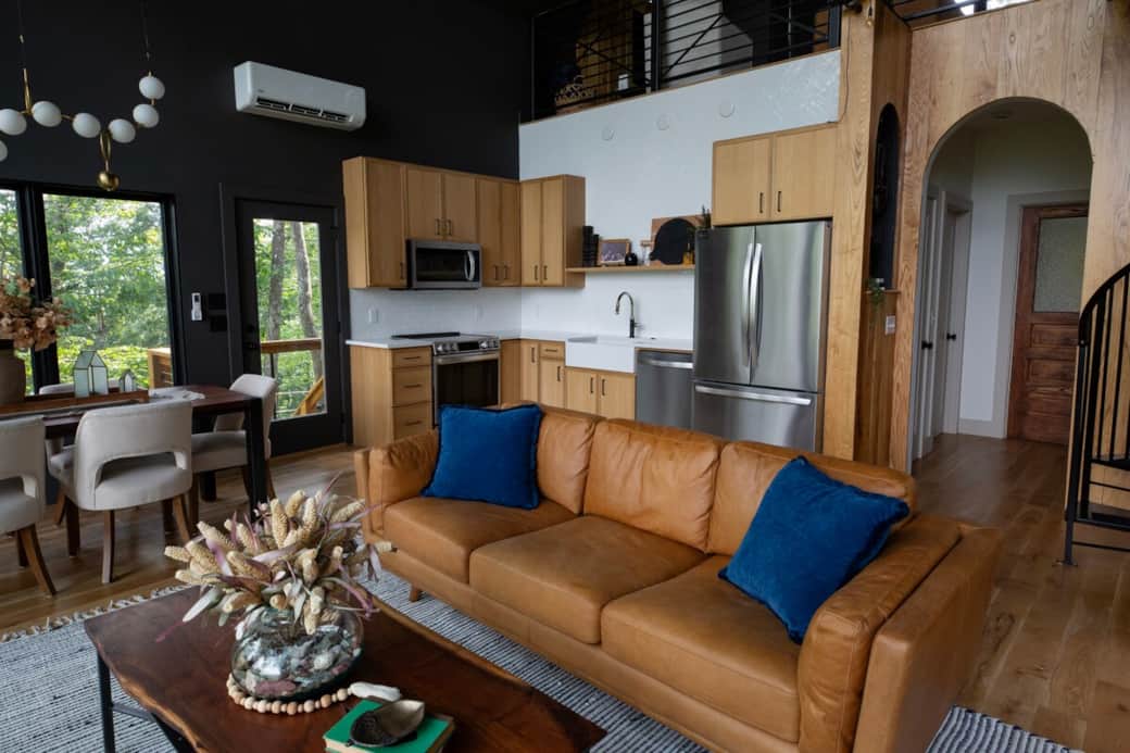 Living room and kitchen Living room and kitchen