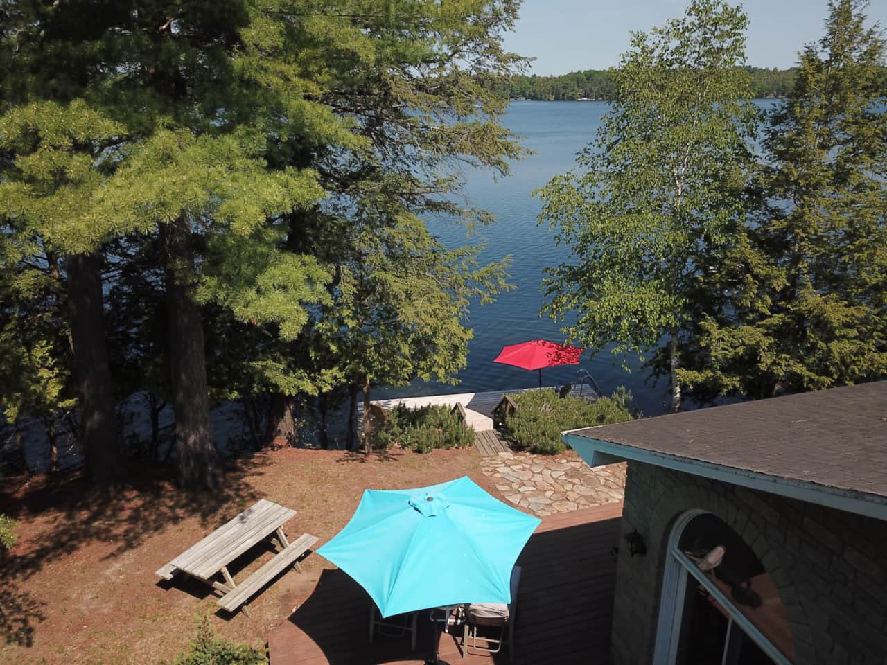 Deck and dock