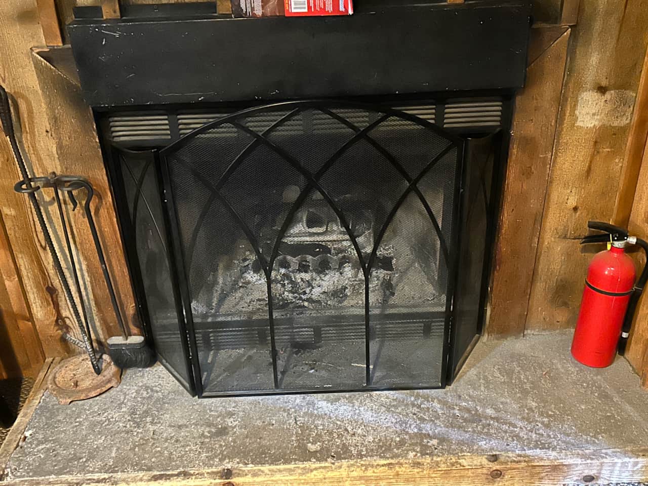 Cabin 9 Fireplace