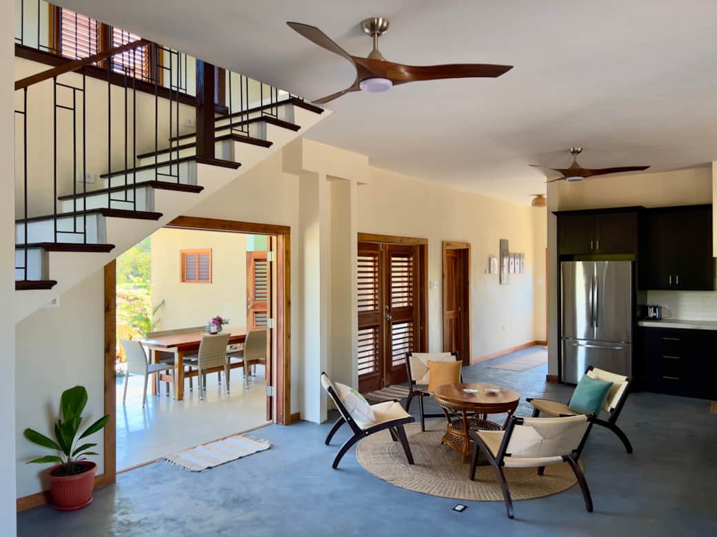 Inside and outside blend with large french door access to your private pool and veranda