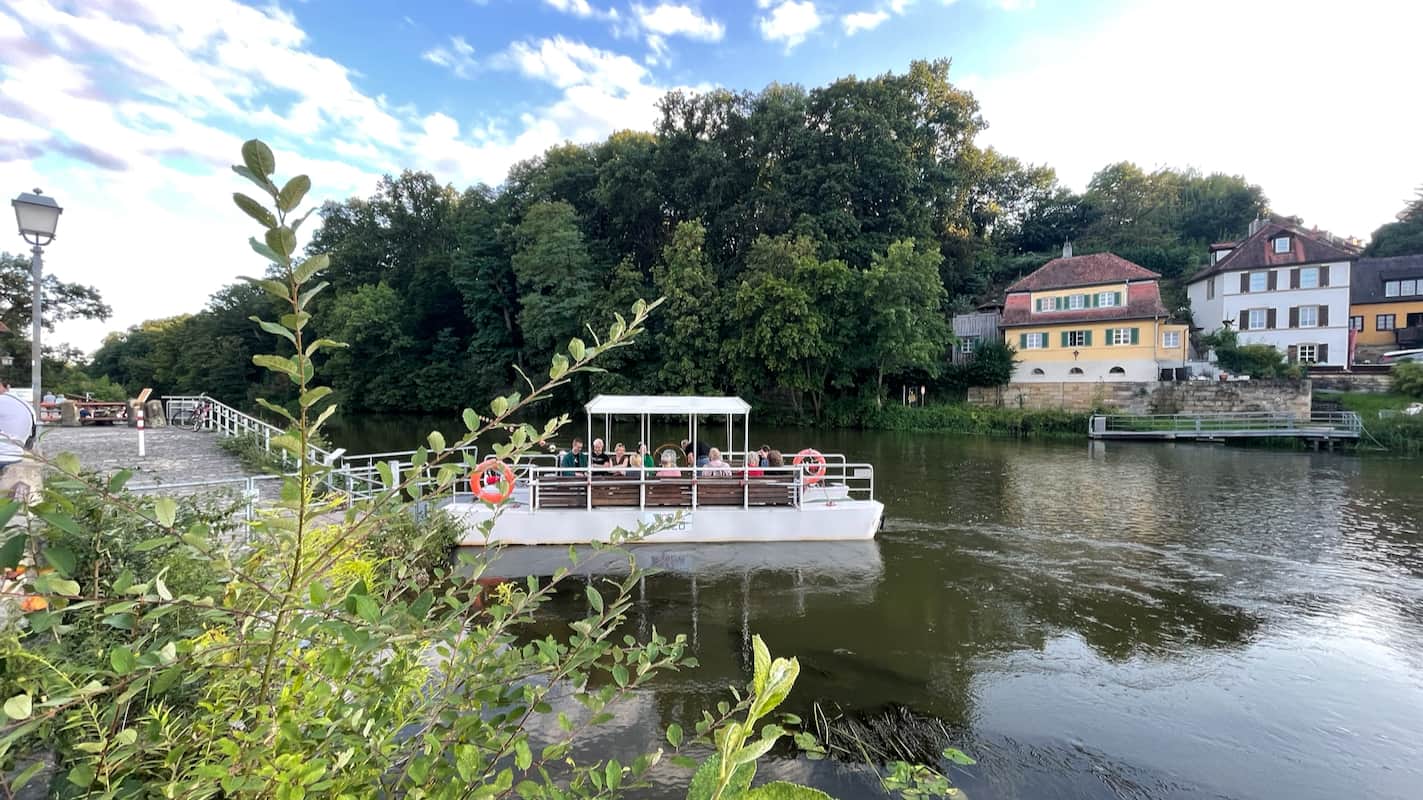 Noch eine Fähre – mitten in Bamberg! Noch eine Fähre – mitten in Bamberg!