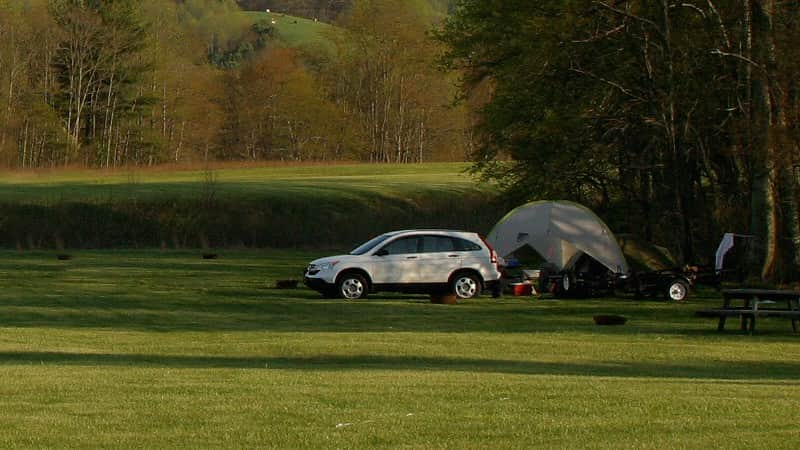 Choose your own tent space
