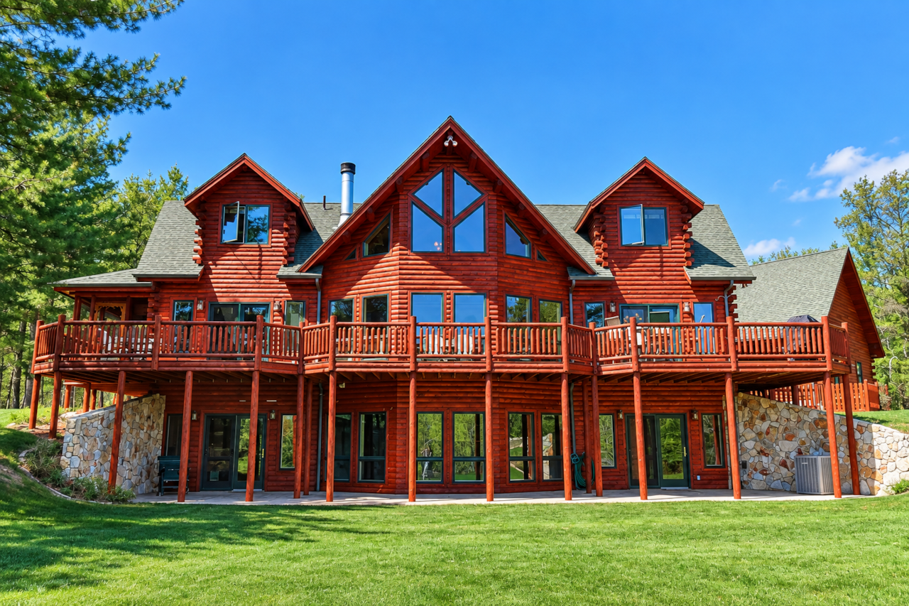 Beautiful log home