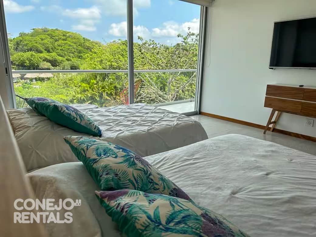 Habitación con vistas, terraza, camas matrimoniales en Bolongo Punta de Mita descanso total Habitación con vistas, terraza, camas matrimoniales en Bolongo Punta de Mita descanso total