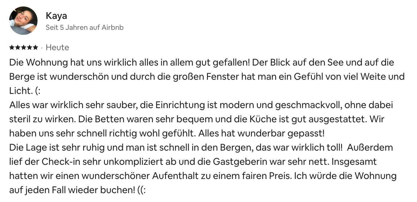 Das sagen unsere Gäste