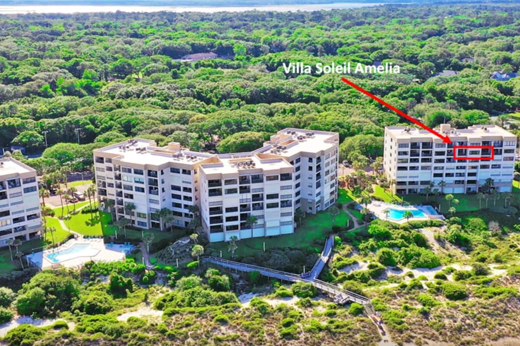 Almost 40 feet of ocean frontage between the 2 bedrooms and living room