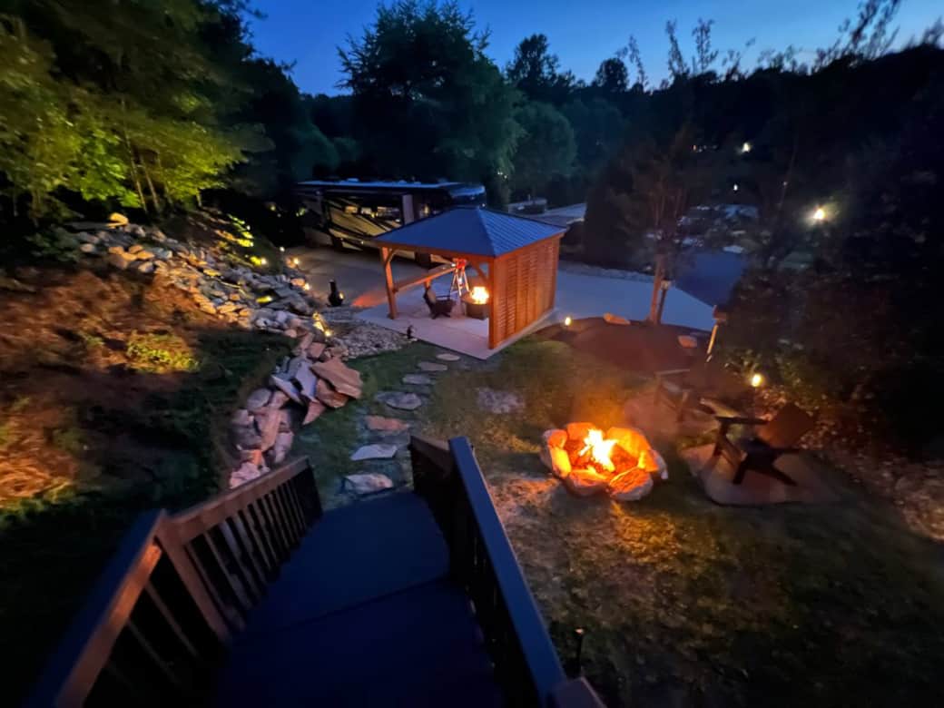 View from deck