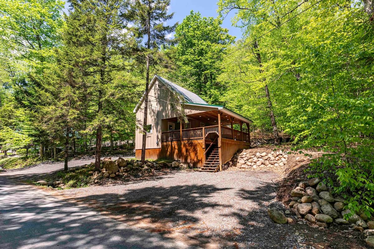 New parking added in 2025. 38’ long driveway to accommodate snowmobile trailer. 