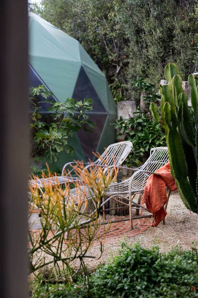 Vintage cane lounges that mould to the shape of your body. Vintage cane lounges that mould to the shape of your body.