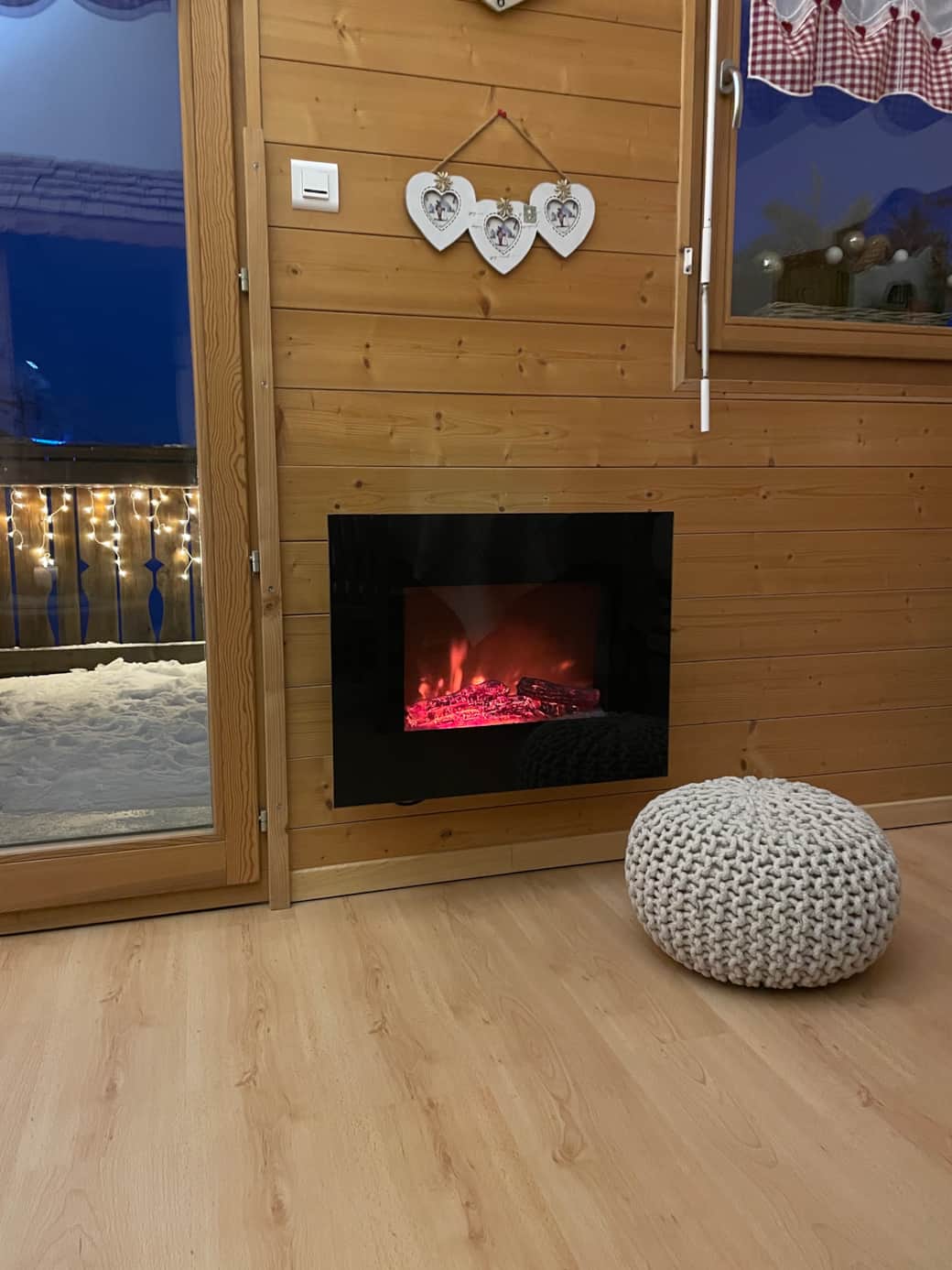 Cheminée électrique effet feu de bois Cheminée électrique effet feu de bois