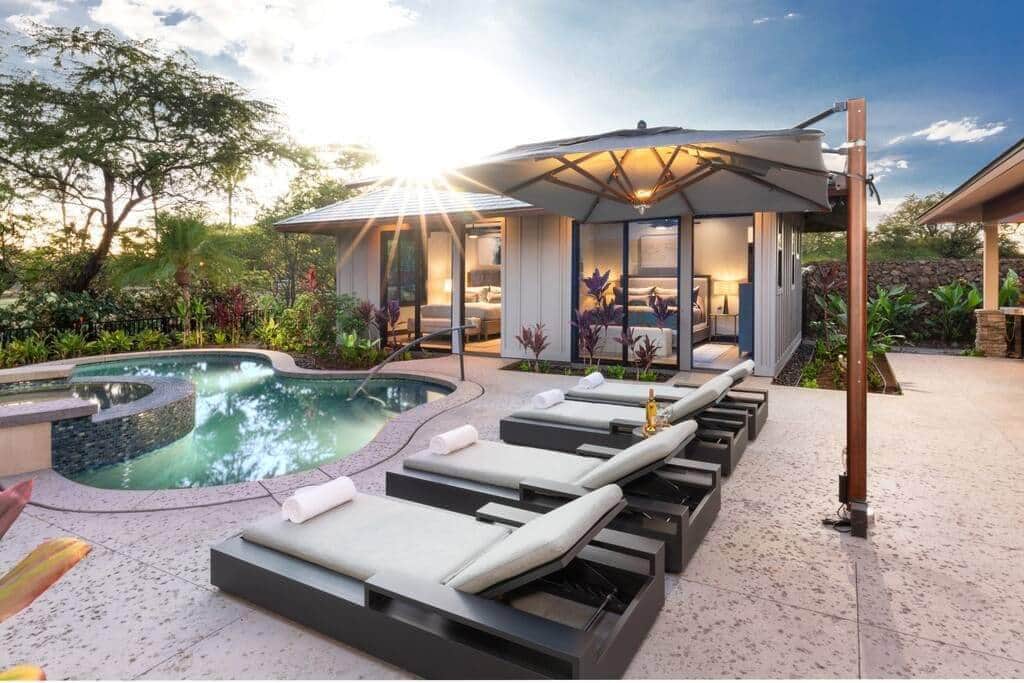 Views from the loungers