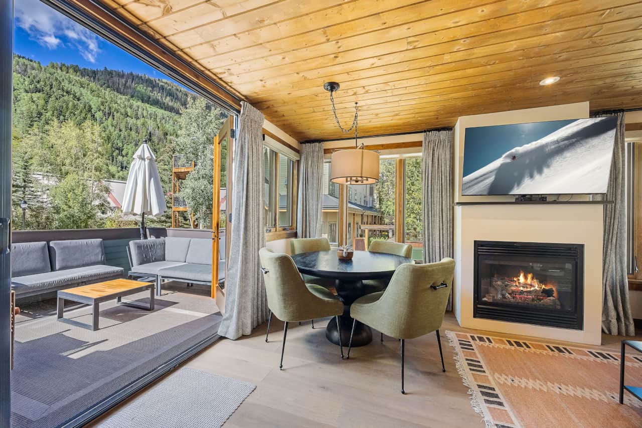 Coveted corner unit with private entrance and steps to skiing, hiking and downtown!