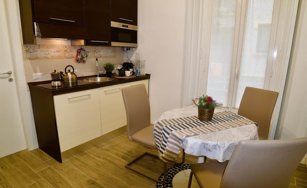 Living room - the kitchen