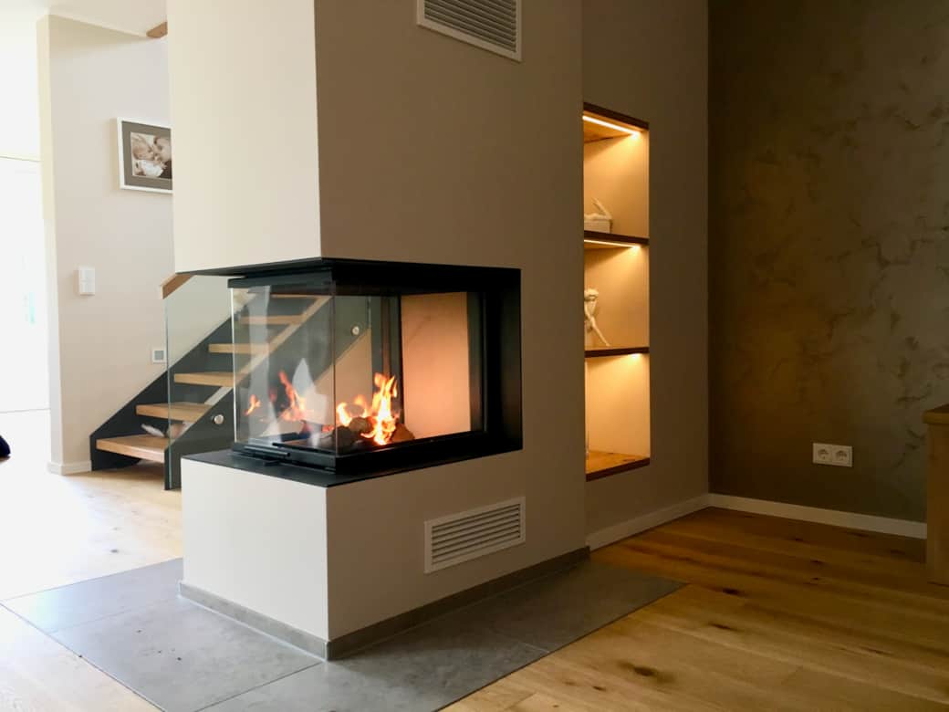 Wohnzimmer Kamin