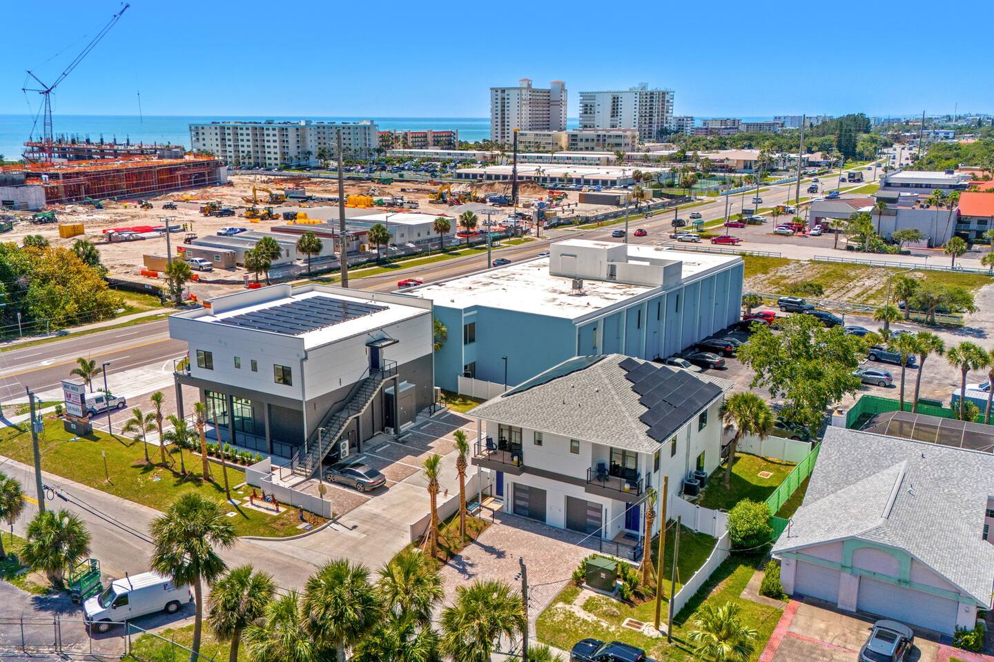 Get a bird's-eye view of the vibrant neighborhood.