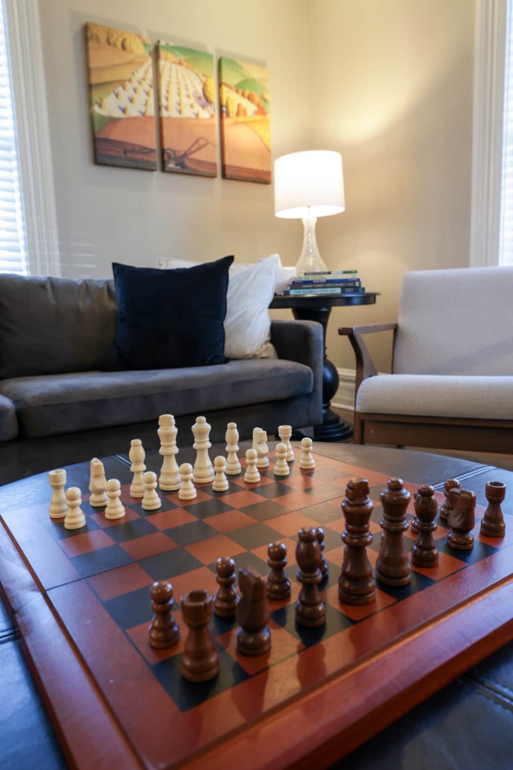 Living room chess