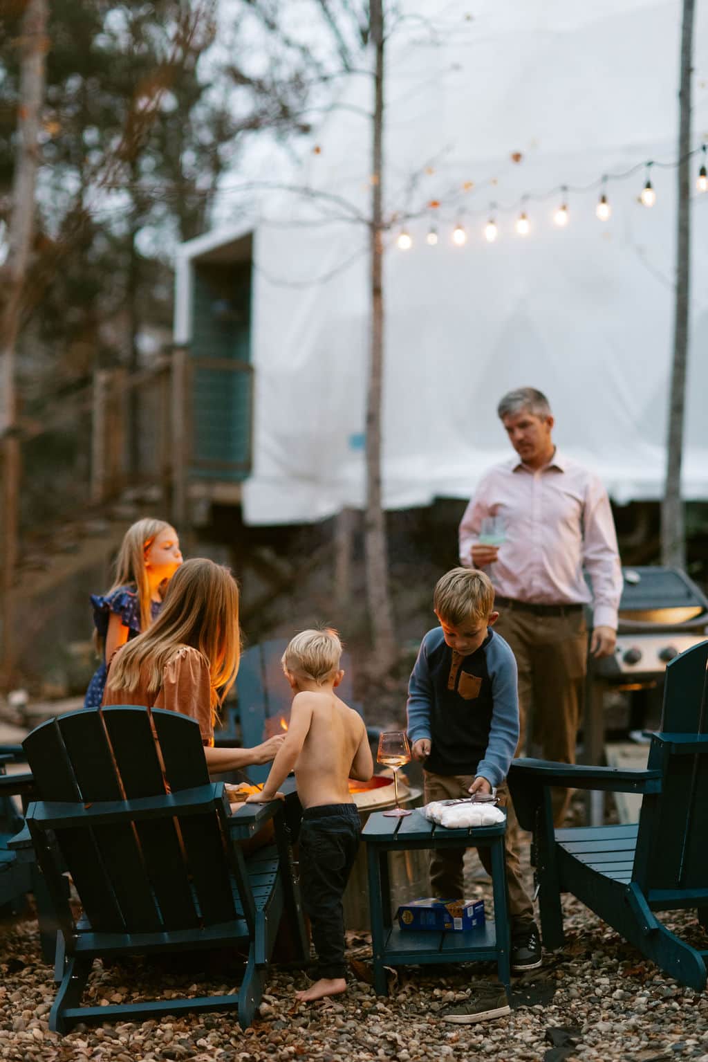 Cozy winter glamping in Alabama near Lake Martin
