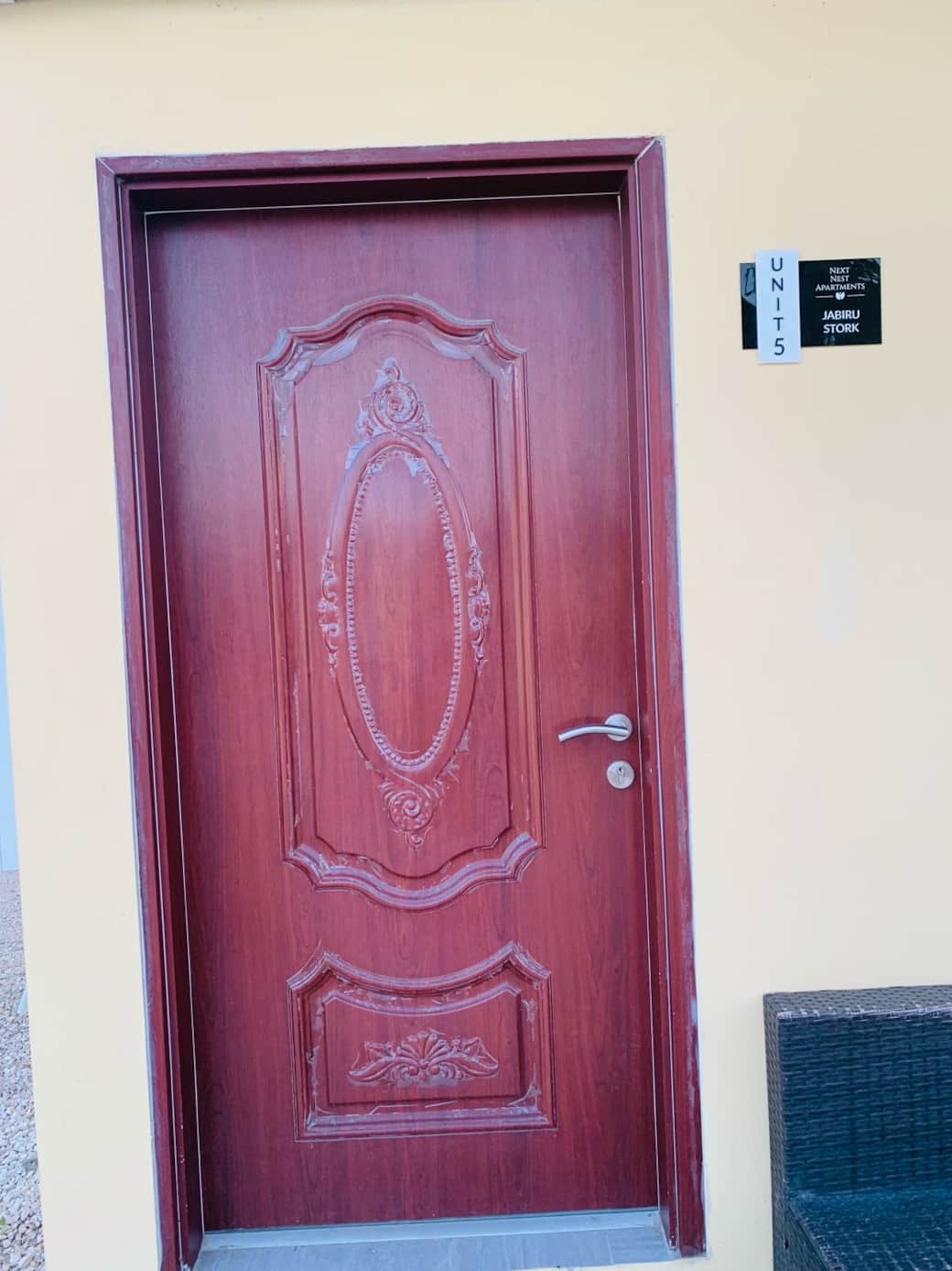 Front door - Unit 5