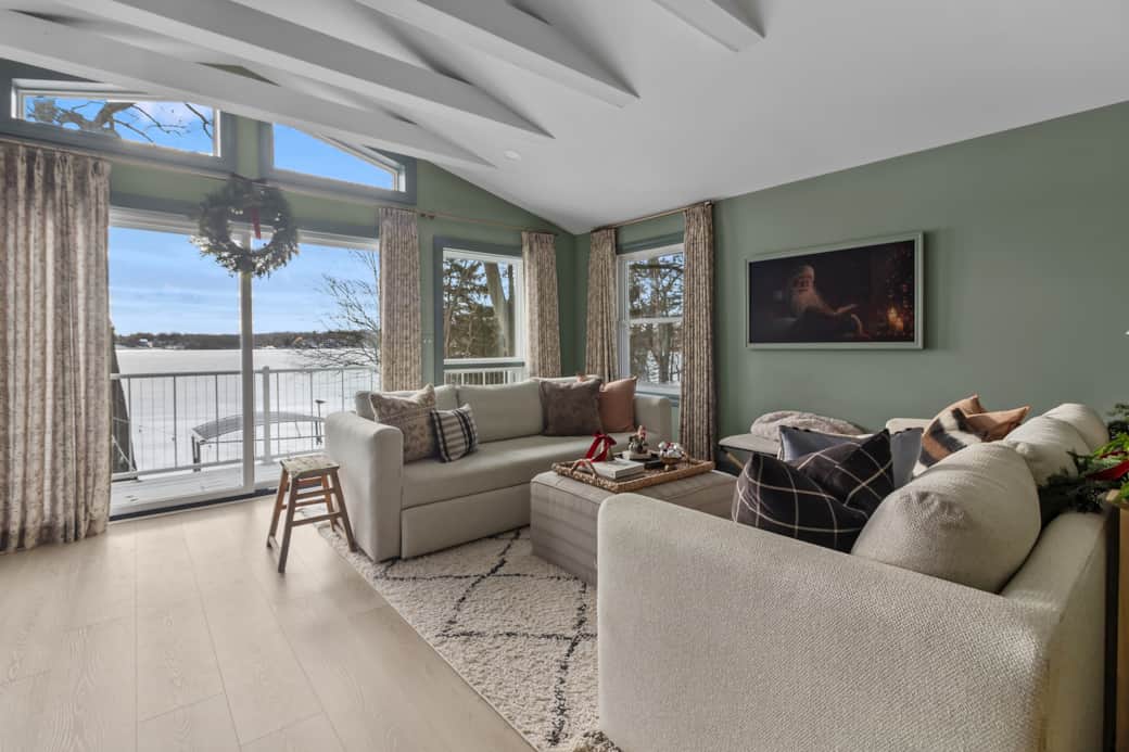 Family Room with two sleeper sofas