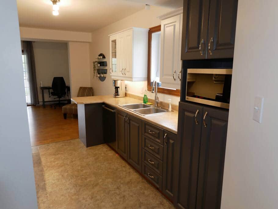 Cuisine vue du salon
