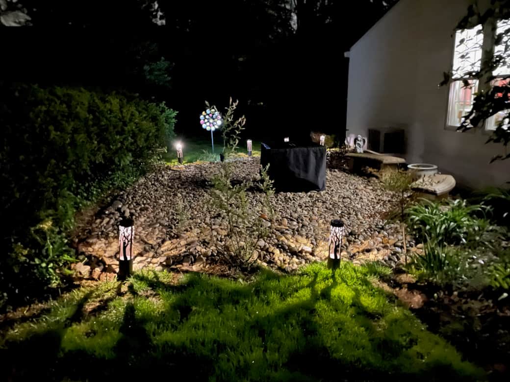 Summer Nights in the Rock Garden at Carriage House 