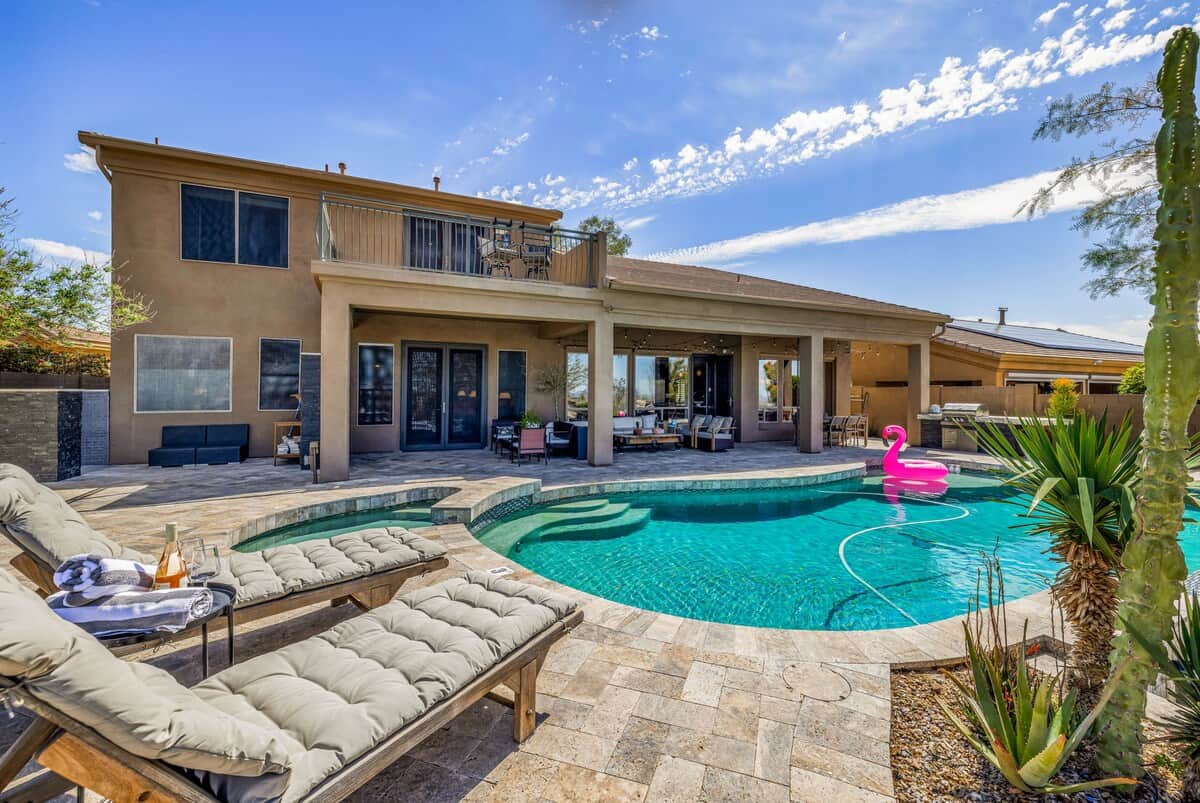 Backyard, patio, and pool.

Photo by Bear Lens Media | https://www.bearlens.com