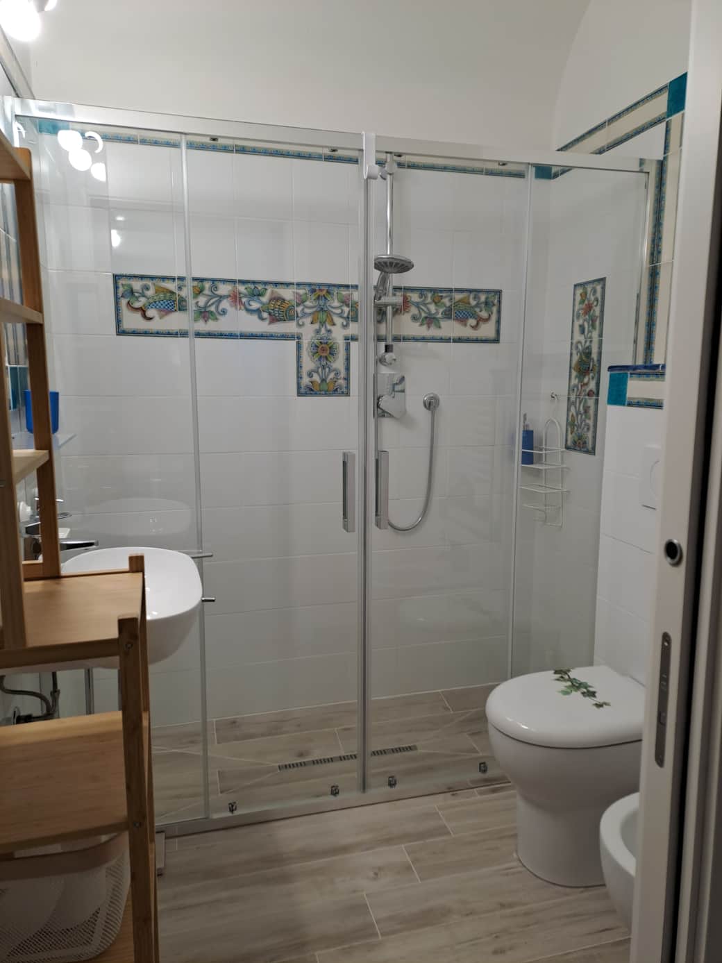 Bathroom, large shower