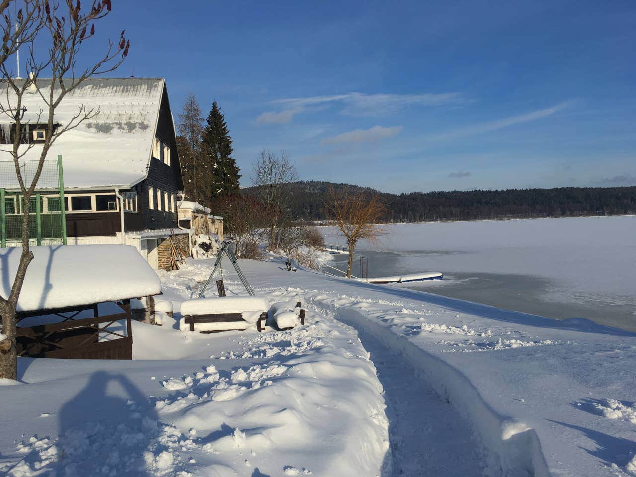 Marvelous church view apartment 8 - Jezerka Lipno