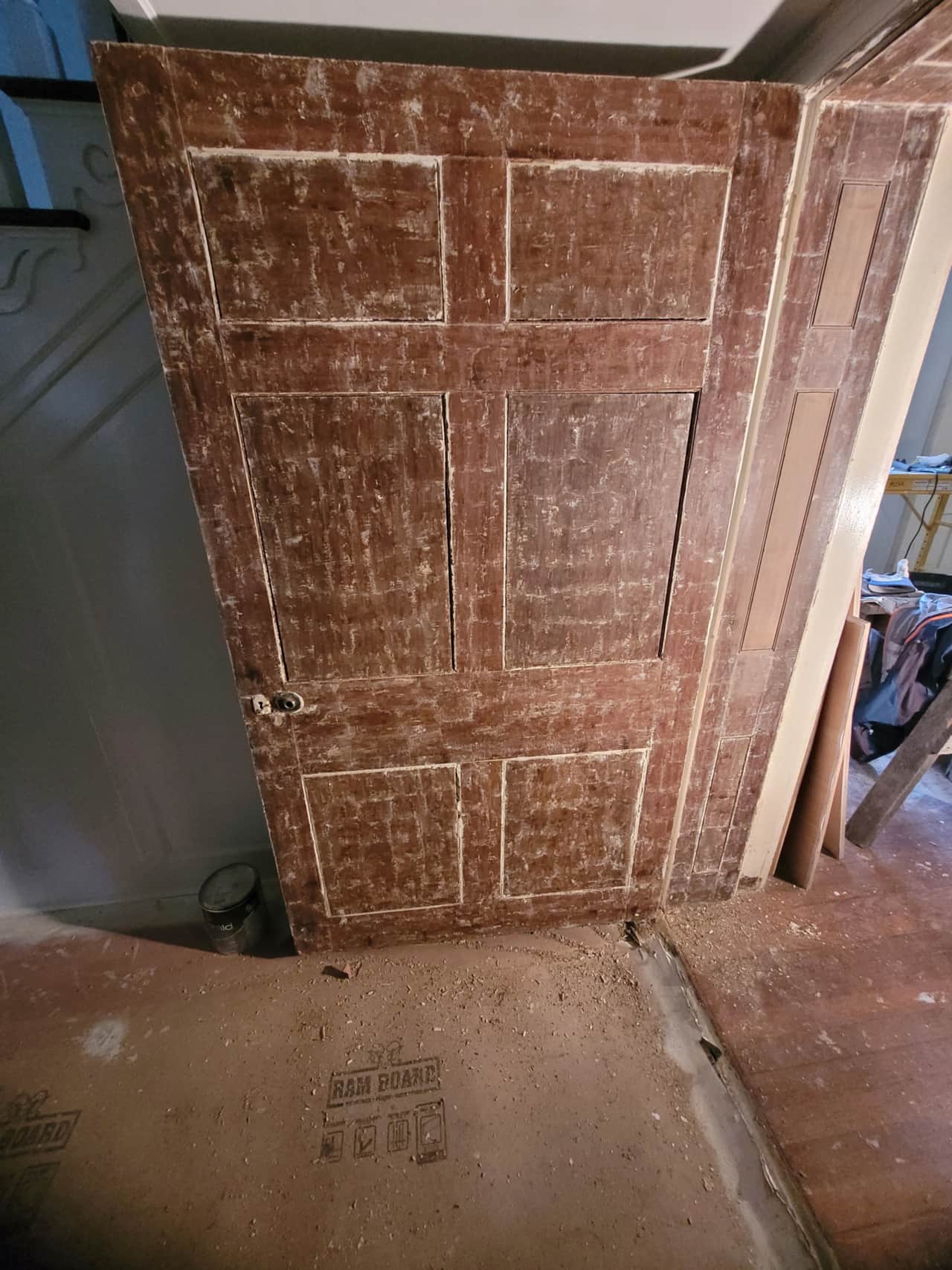 Restoring an early 1800s door and jamb 
