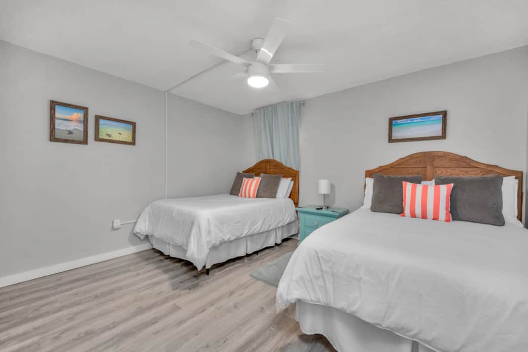 Second Bedroom with two full beds