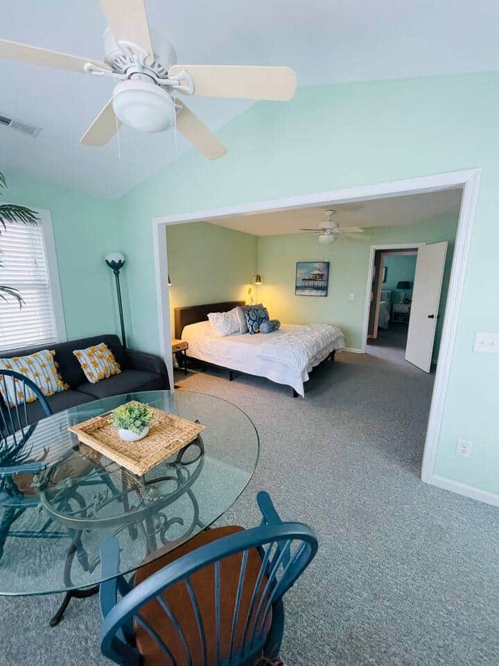 2nd floor master king with bonus den/dining area