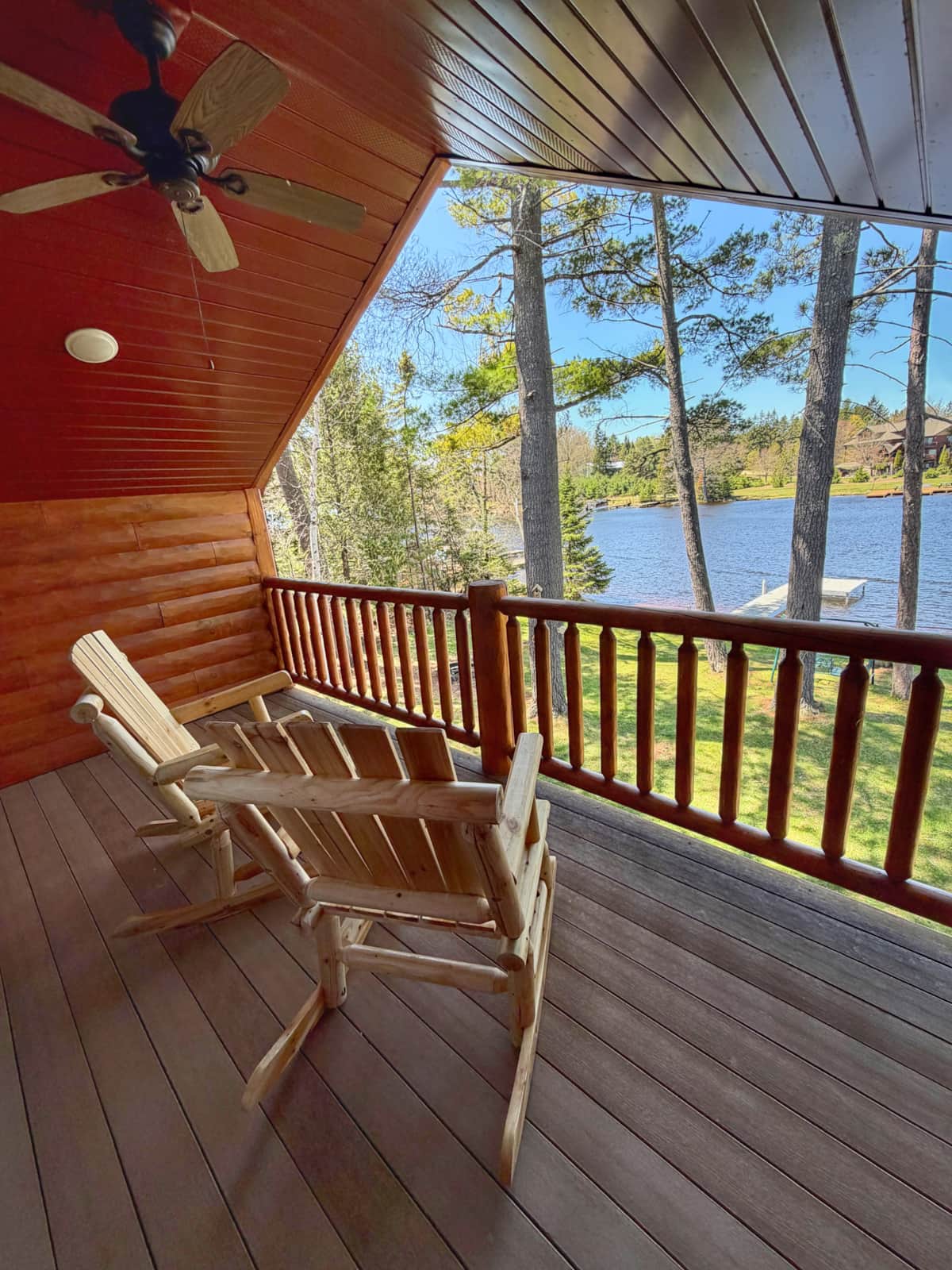 Voyageur Lake Retreat lake views