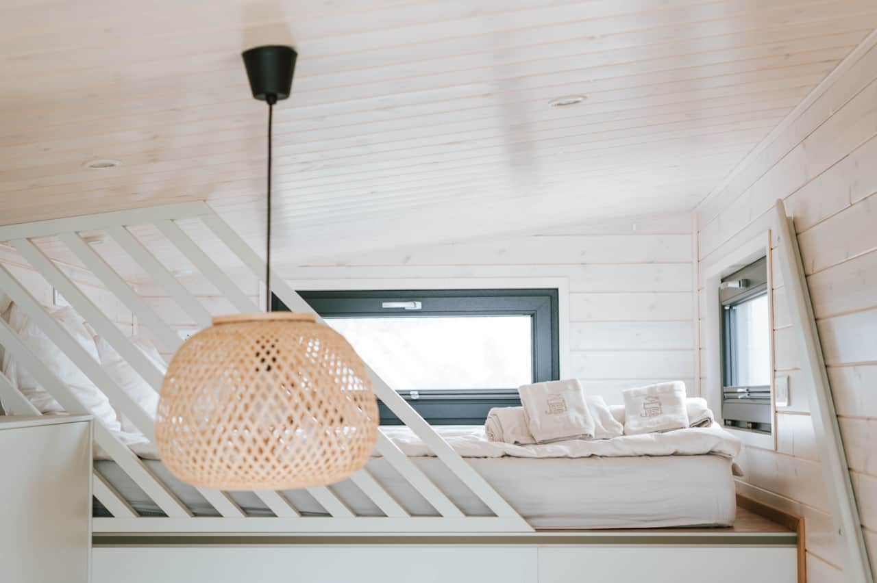 Tiny Seaside Bed Upstairs