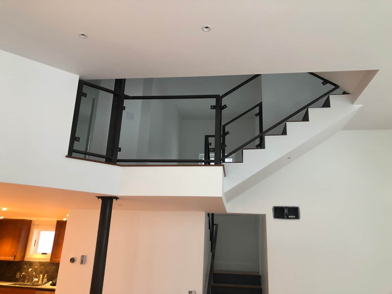 New railings and painting as part of full remodel at downtown Telluride home