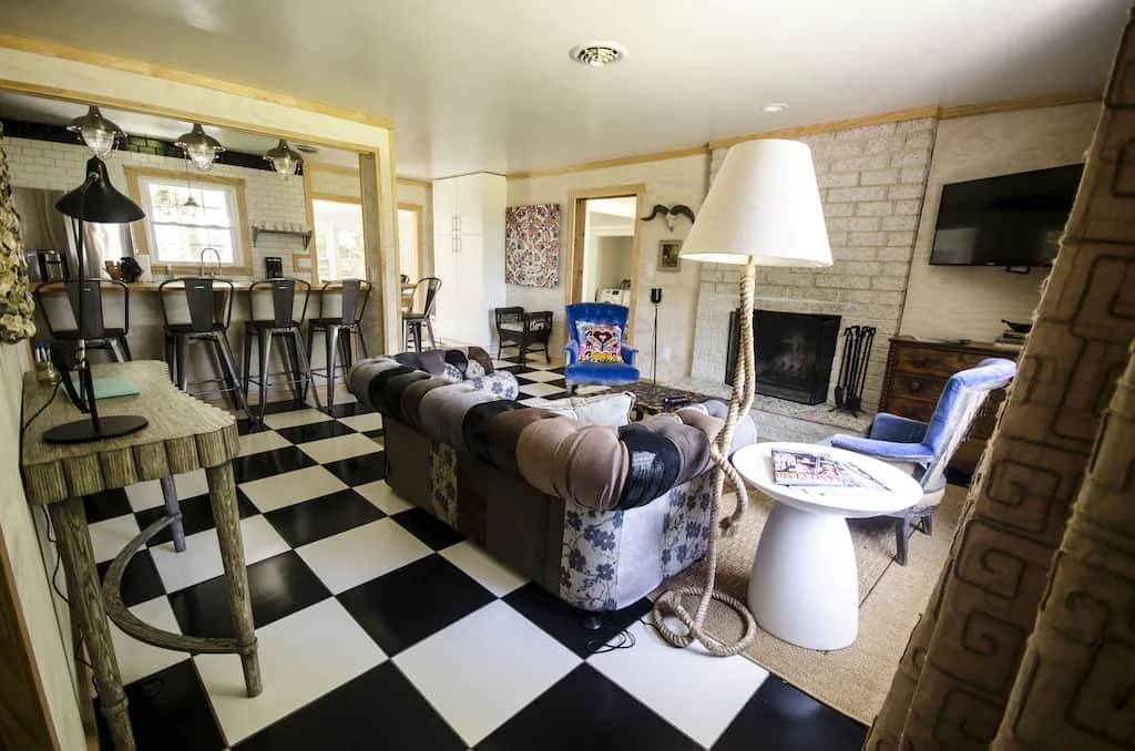 Large open floor plan with fireplace Large open floor plan with fireplace