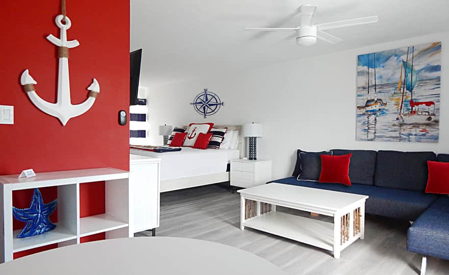 Unit #12A Nautical Charm, clean towels and linens upon guest arrival.  