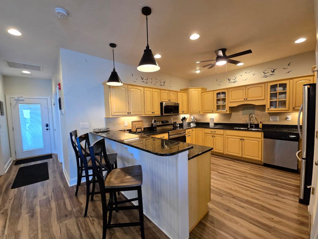 Kitchen view 1