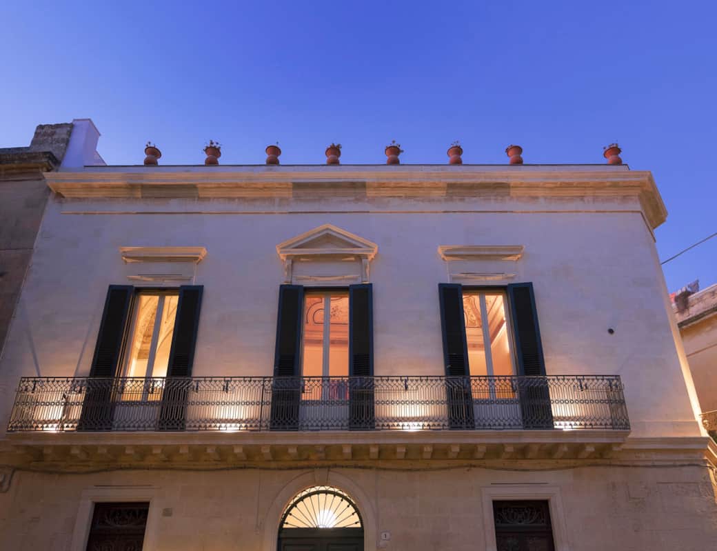 Palazzo Acquaviva -Prospetto notturno Palazzo Acquaviva -Prospetto notturno