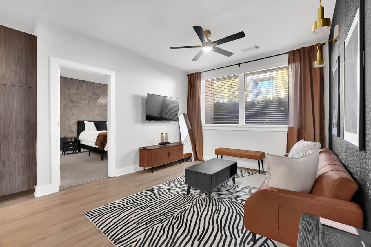 Open Concept Living Room with additional Seating