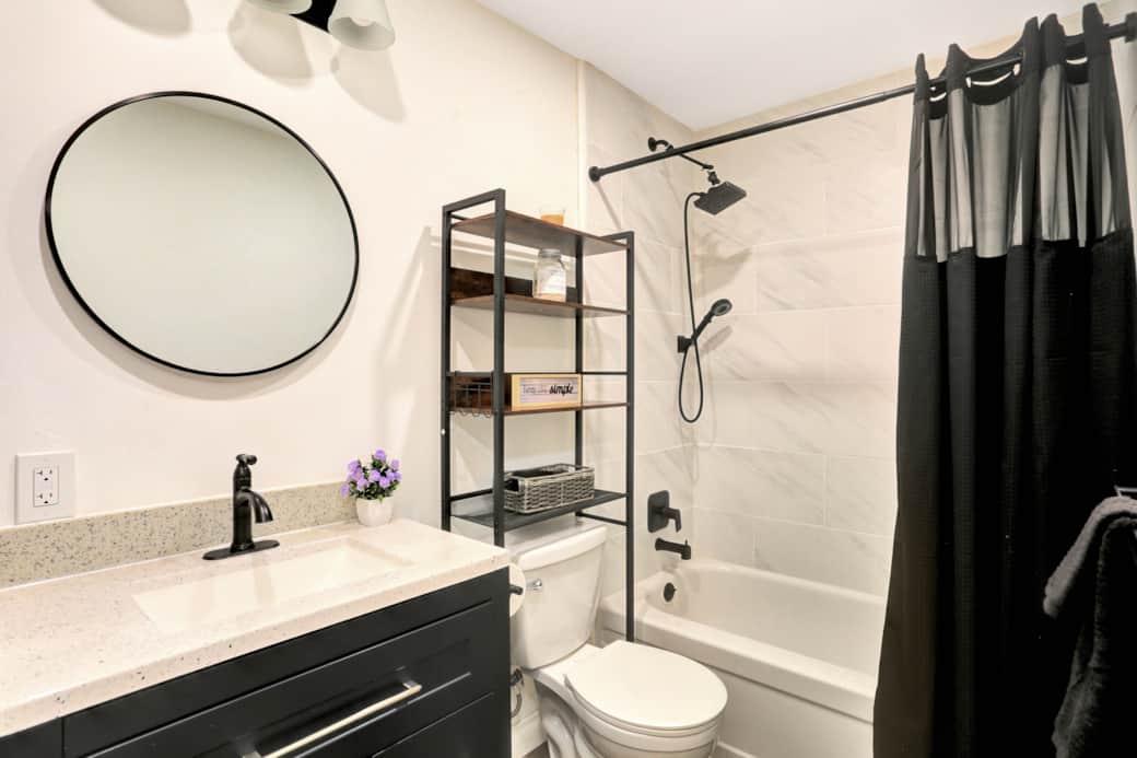 Upgraded Bathroom