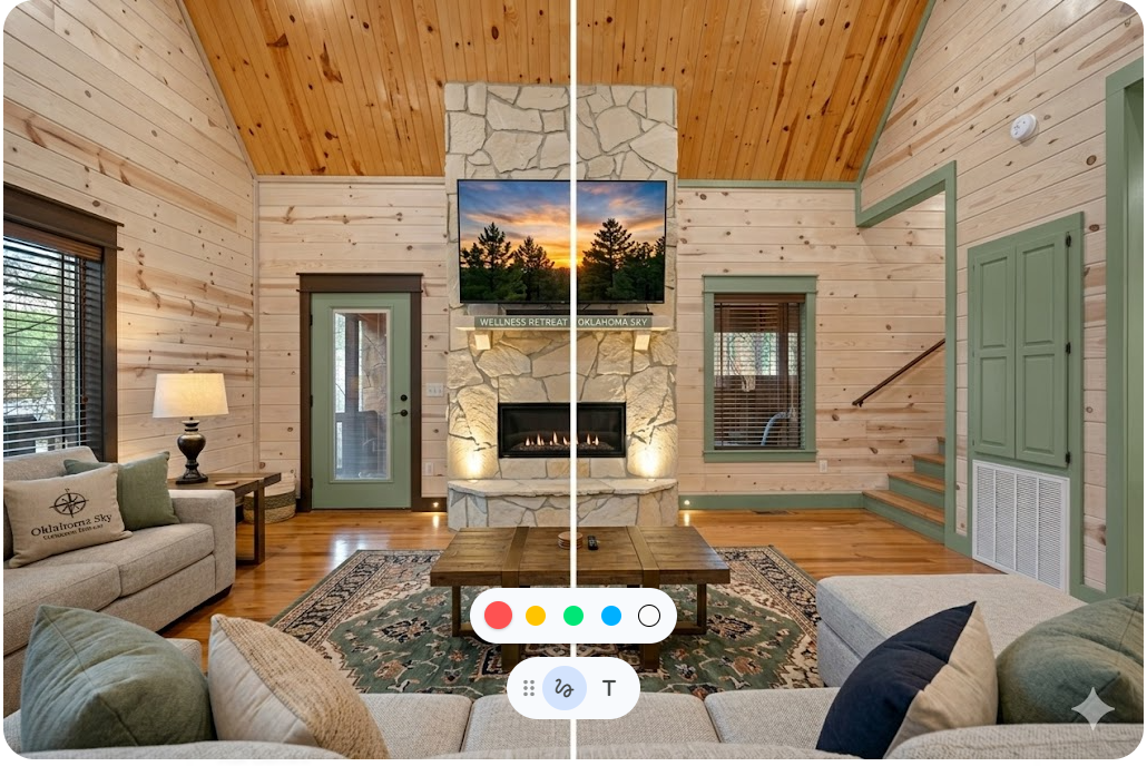 Living room updated 2 styles Living room updated 2 styles