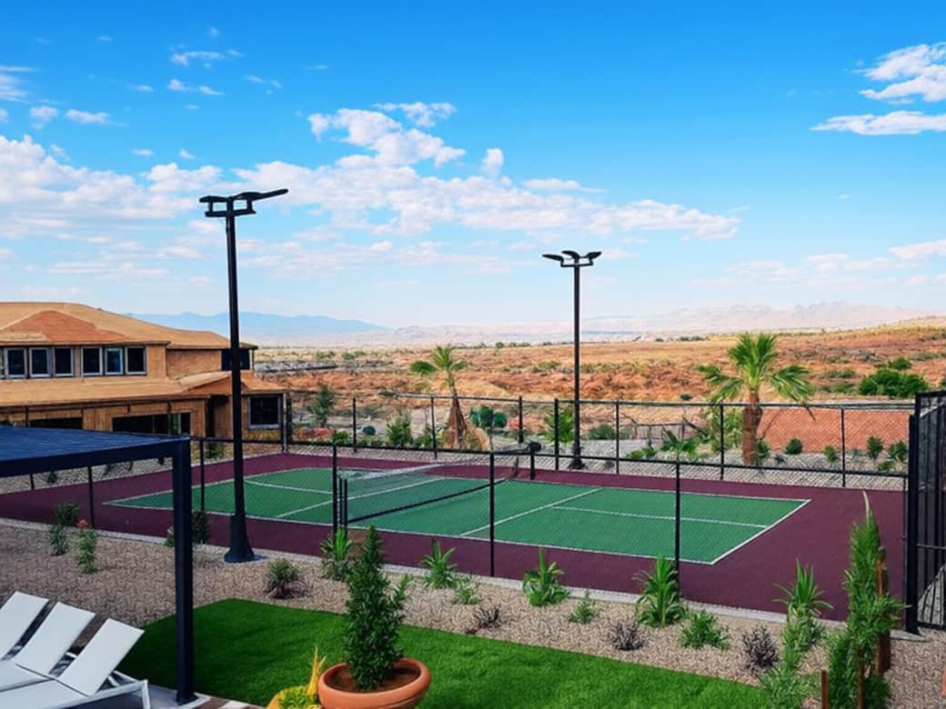 Two Pickleball Courts Two Pickleball Courts