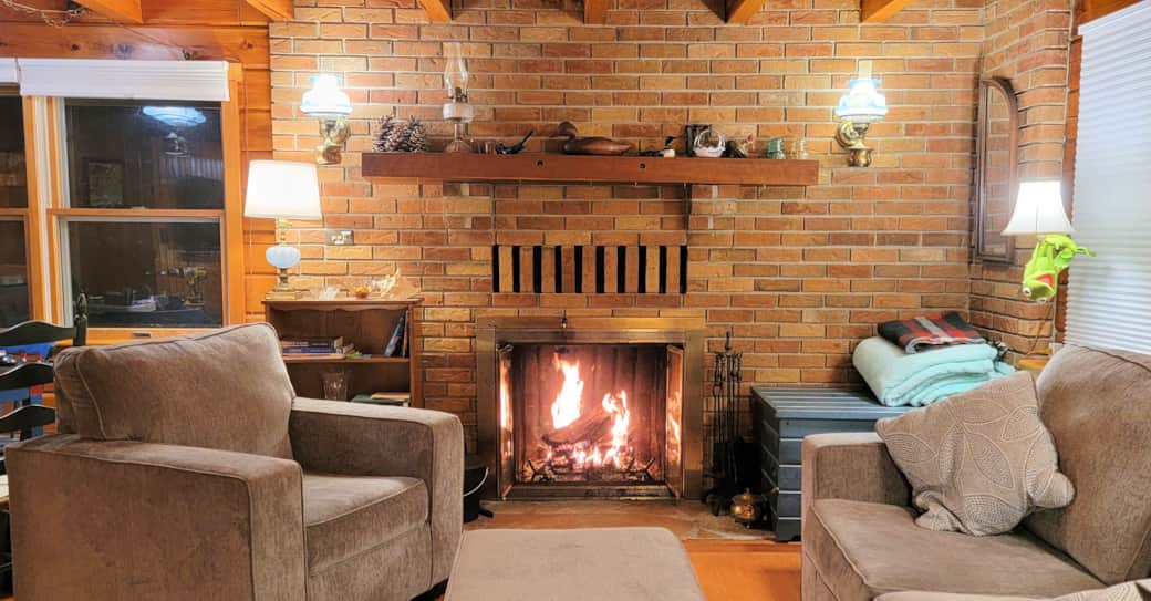 Relax With A Fire at Night