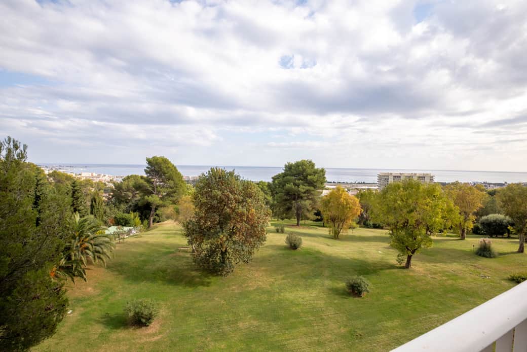 View of the Bay of Cagnes-sur-Mer View of the Bay of Cagnes-sur-Mer