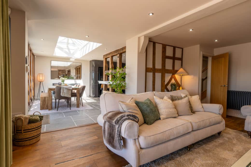 Living Room and Dining Area