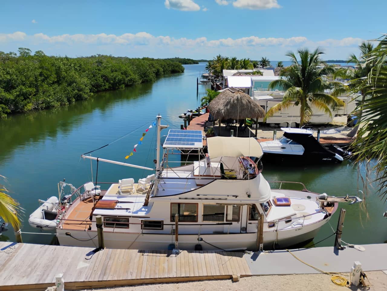 Aerial View of Boat