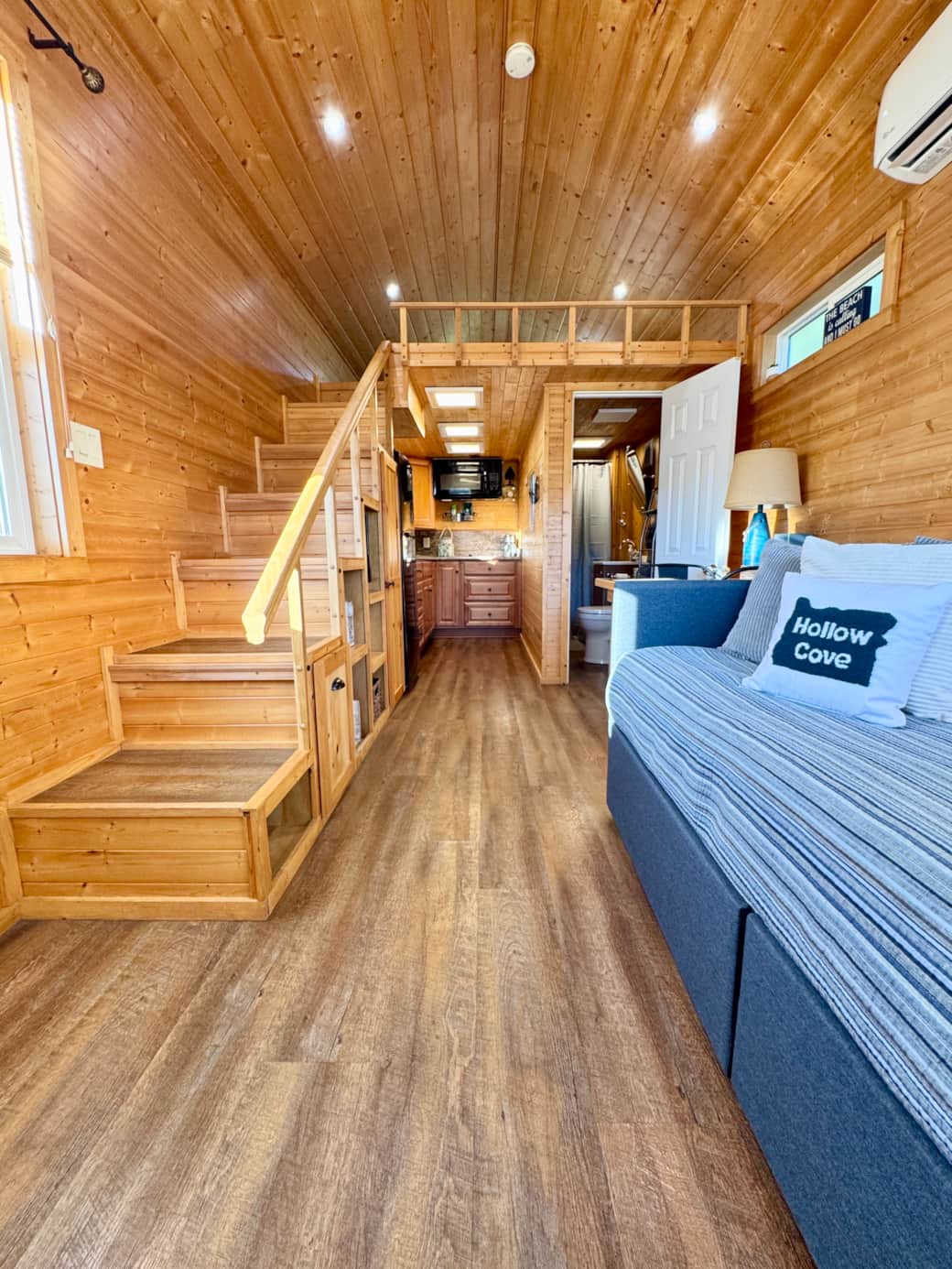 Inside tiny home