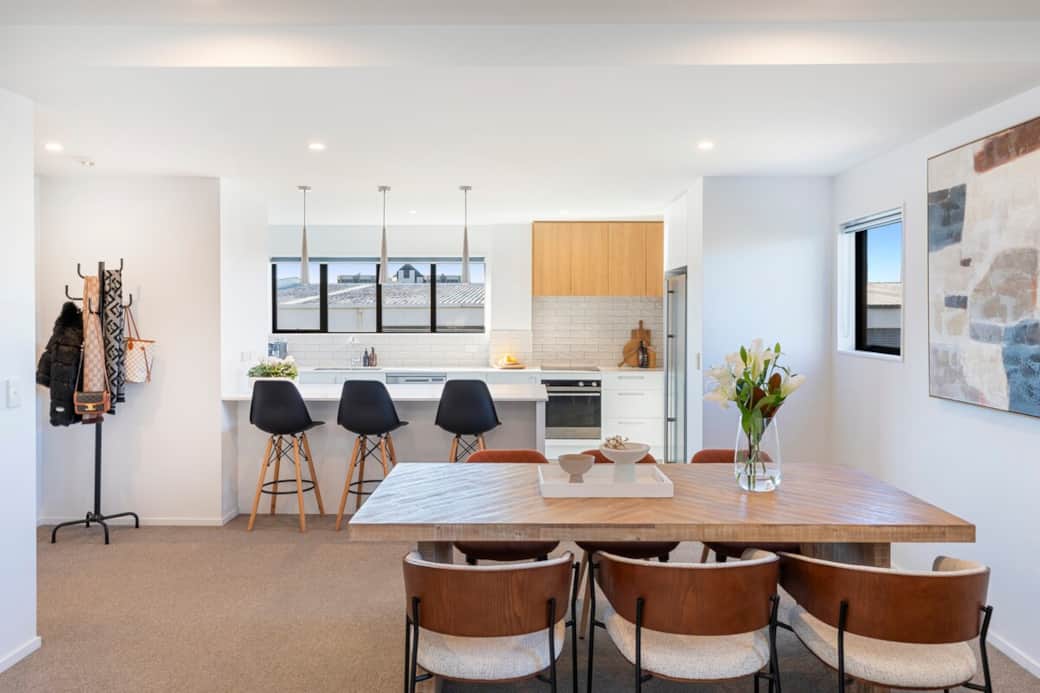 Kitchen and dining. Kitchen and dining.