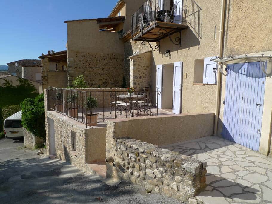 Entrance from large terrace