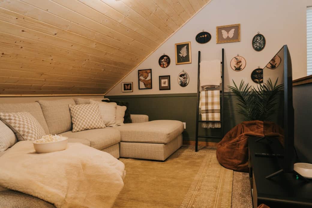 Challenge your crew to game night or settle in for a cozy movie marathon in the loft